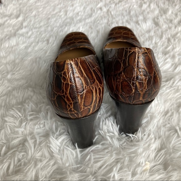 Franco Sarto Snakeskin Leather Pump - Picture 3 of 6